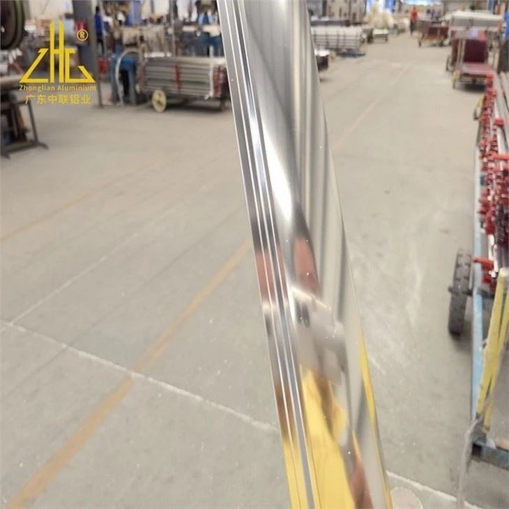 Shining Polishing Aluminum Profile Anodizing Silver